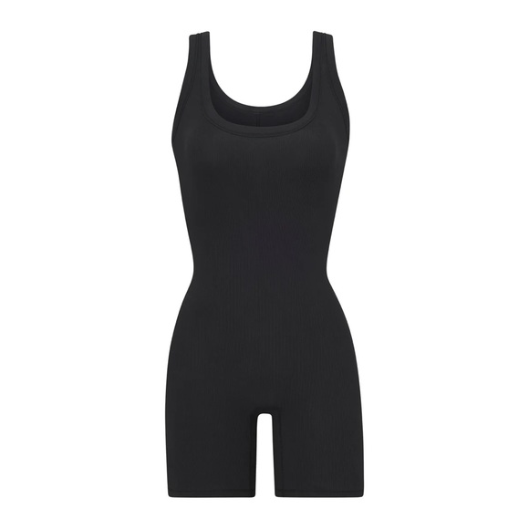 SKIMS COTTON RIB ONESIE | SOOT - Picture 3 of 6